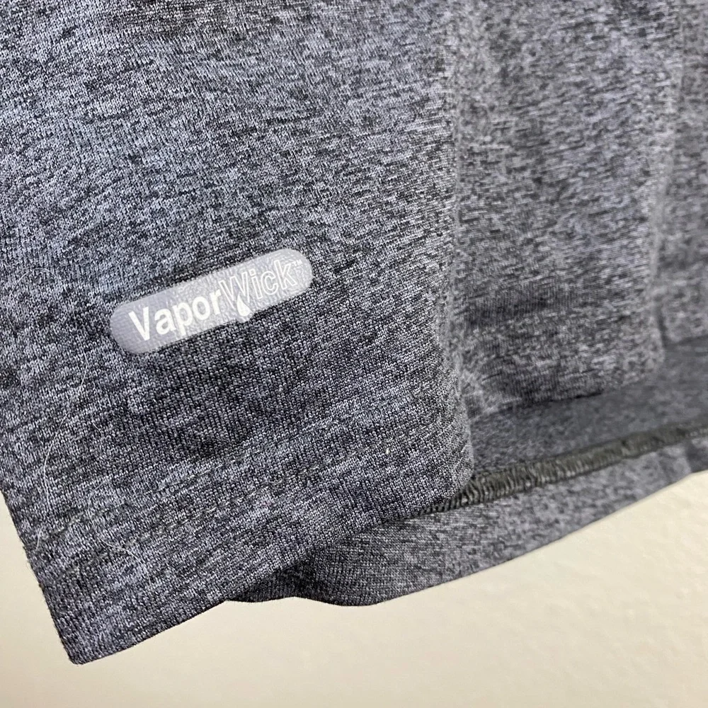 The North Face Vapor Wick Graphic Gray Short Sleeve Shirt Men’s Small‎ Outdoor